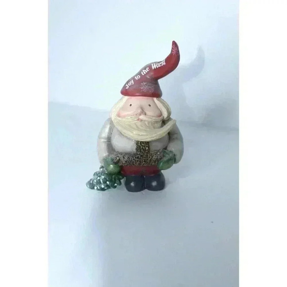 Pavilion Gift Company Joy To The World Santa W/ Tree Figurine 76404 2015 - Picture 7 of 11